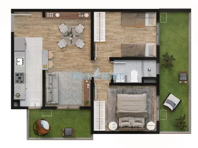Imagem 2: Apartamentos a venda na Morada do vale I em Gravatai/ RS. VIVARTE - LANÇAMENTO DE