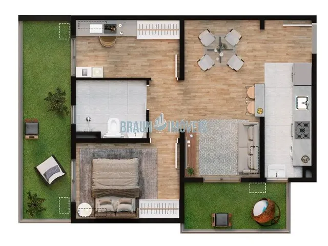 Imagem 3: Apartamentos a venda na Morada do vale I em Gravatai/ RS. VIVARTE - LANÇAMENTO DE