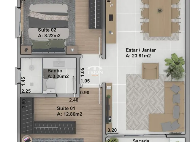 Imagem 16: Apartamento Garden a venda com 2 suítes + lavabo no bairro Centro em Lajeado/RS