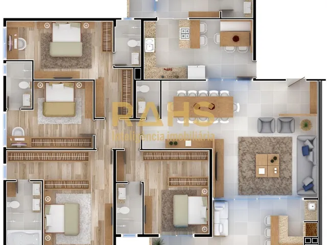 Imagem 13: Excelente Apartamento com 4 Suítes Alto Padrão na Região do América