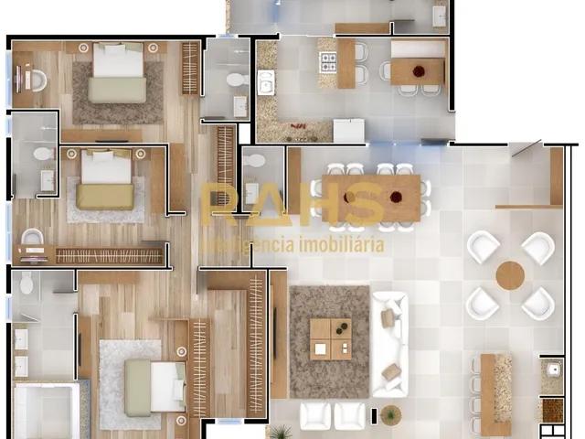 Imagem 16: Excelente Apartamento com 4 Suítes Alto Padrão na Região do América