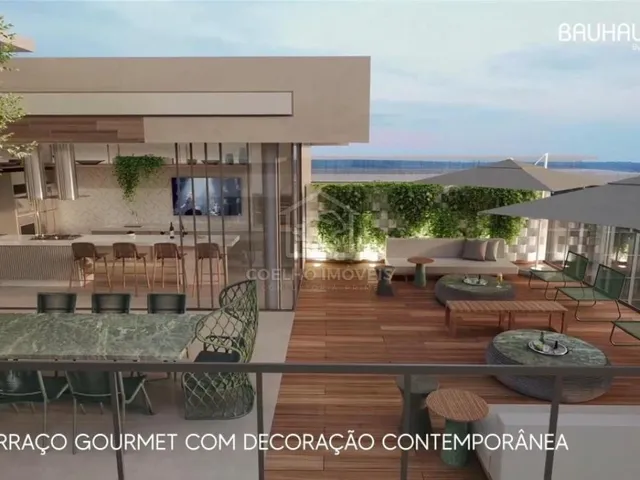 Imagem 3: SQSW 500 BAUHAUS ÁGIO 4 SUITES 3 VAGAS 4° ANDAR VARANDA GOURMET HALL PRIVATIVO LAZER