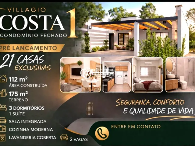 Imagem 9: Casas 03 Ou 02 Dorms com 1 Suíte - Cond Villagio Costa I -Itu/Sp