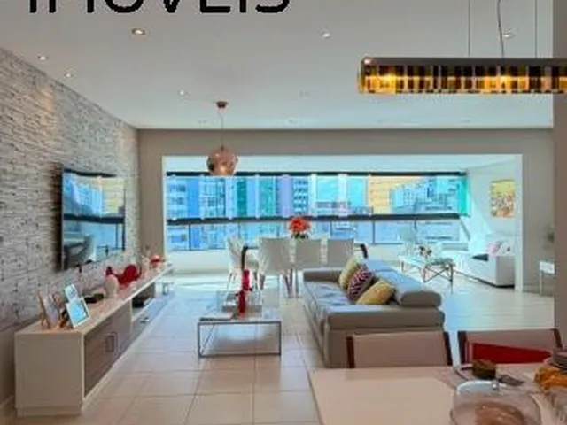 Imagem 4: Apartamento à Venda > VITÓRIA > Salvador/Ba: 4 Quartos (4 Suítes), Ampla Sala com