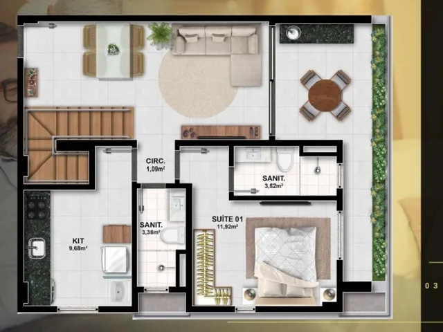 Imagem 5: Oportunidade única: Apartamento à venda na Barra, Salvador-BA, com 1 quarto, 1 sala, 1