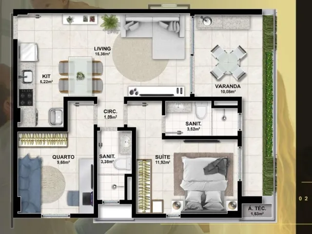 Imagem 6: Oportunidade única: Apartamento à venda na Barra, Salvador-BA, com 1 quarto, 1 sala, 1