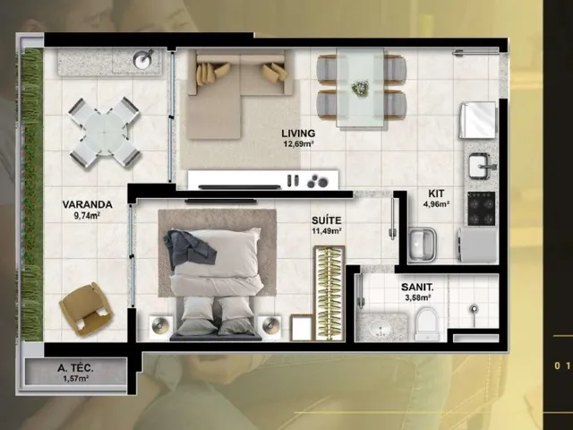 Imagem 13: Oportunidade única: Apartamento à venda na Barra, Salvador-BA, com 1 quarto, 1 sala, 1
