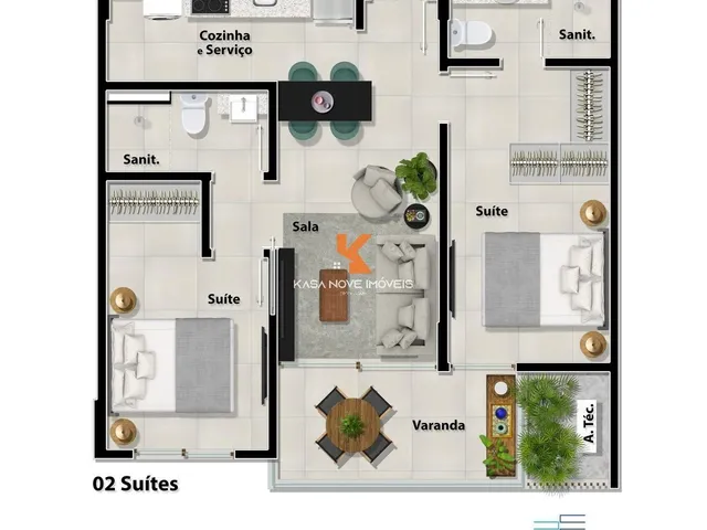 Imagem 12: Apartamento à venda em Ondina, Salvador-BA: 1 quarto, 1 sala, 1 banheiro, 1 vaga de