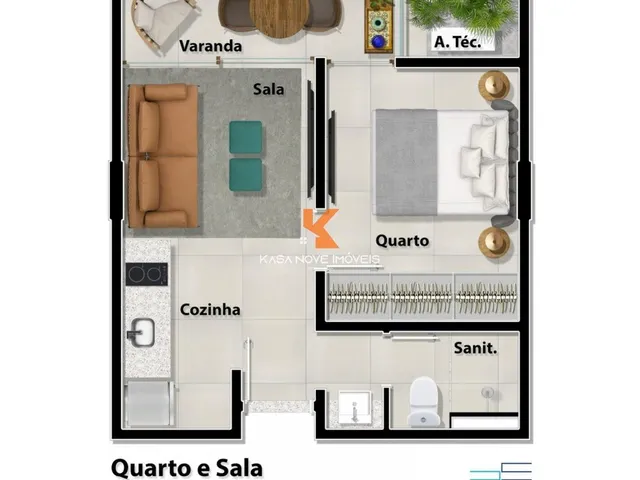 Imagem 15: Apartamento à venda em Ondina, Salvador-BA: 1 quarto, 1 sala, 1 banheiro, 1 vaga de