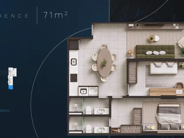 Imagem 10: Apartamento à venda em Salvador-BA: 1 quarto, 1 sala, 1 banheiro, 1 vaga, 53m² em