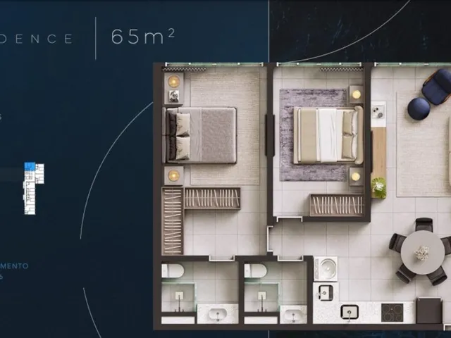 Imagem 8: Apartamento à venda em Salvador-BA: 1 quarto, 1 sala, 1 banheiro, 1 vaga, 53m² em