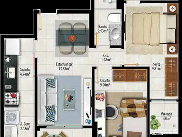 Imagem 11: Apartamento À Venda no Bairro Praia de Itaparica - Vila Velha/Es