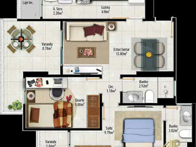 Imagem 7: Apartamento À Venda no Bairro Praia de Itaparica - Vila Velha/Es