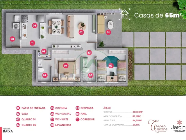 Imagem 5: Casas à venda no Condomínio Jardins