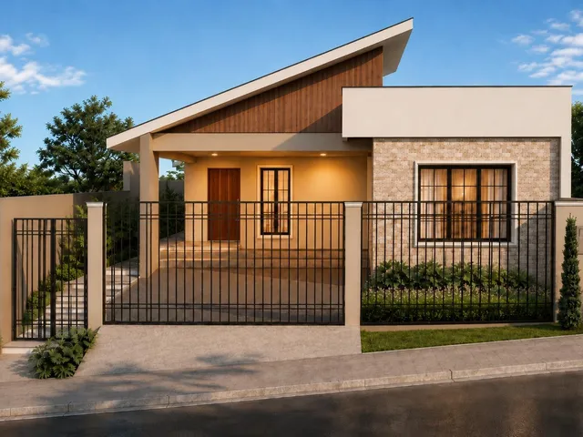 Imagem 4: Casa com Arquitetura arrojada à venda no Jardim Pancera - Toledo PR