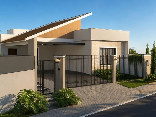 Imagem 7: Casa com Arquitetura arrojada à venda no Jardim Pancera - Toledo PR