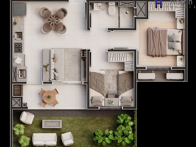 Imagem 2: APARTAMENTO RESIDENCIAL em JOINVILLE - SC, GLÓRIA