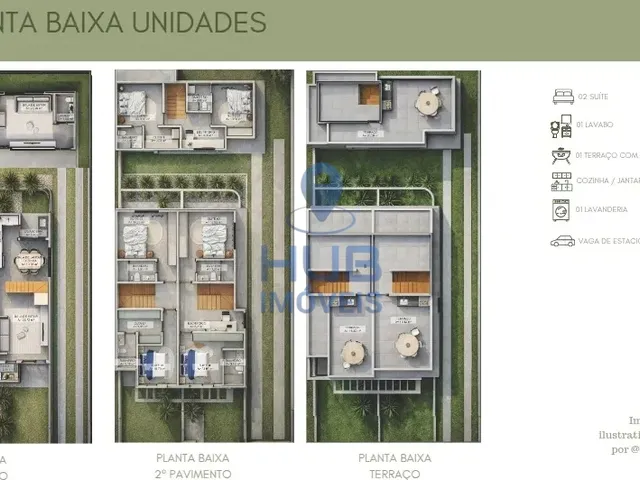 Imagem 5: Casa 2 dormitórios sendo 2 suítes e Terraço no Campeche
