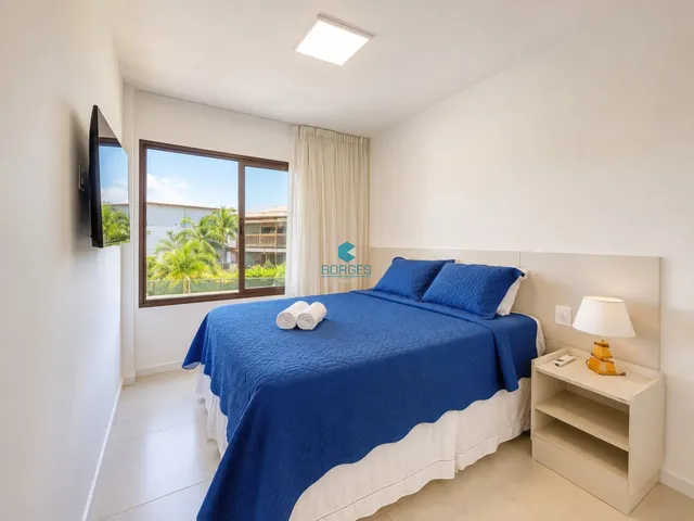 Imagem 2: Apartamento pé na areia à venda em Itacimirim com 82m², 3 quartos e porteira fechada