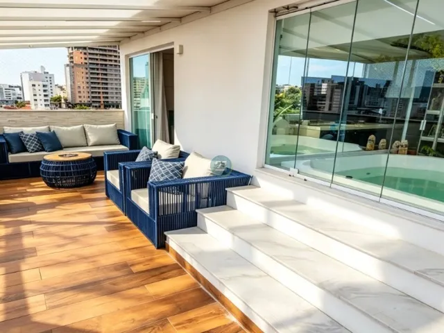 Imagem 10: Alugo cobertura duplex com ofurô e varanda gourmet, 03 quartos, 02 garagem, 230m²