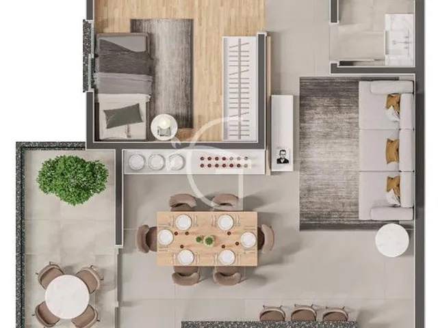 Imagem 4: Condomínio La Dolce Vita! Apartamento com 100,49 m ² na planta. Conta com