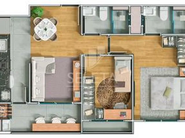 Imagem 2: RESIDENCIAL BELLA CITTÁ 2 a 3 quartos, CANADÁ - CASCAVELPR