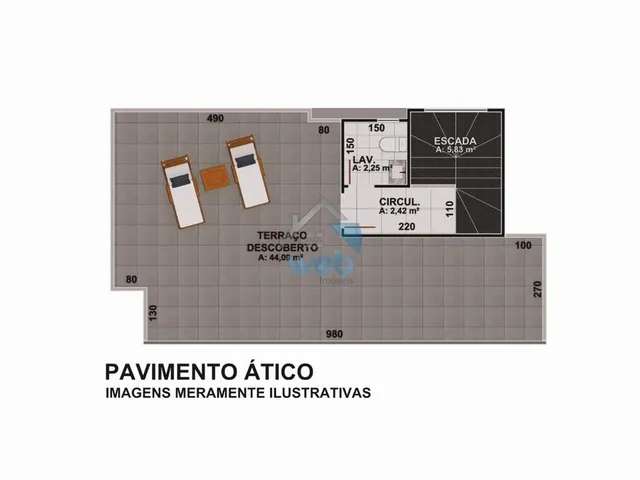 Imagem 14: Ótimo sobrado à venda no Bairro Alto, em Curitiba, com três quartos, sendo um suíte