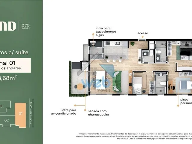 Imagem 5: Land Urban Habitat - Empreendimento bem localizado no Bairro Boa Vista, com plantas de 2