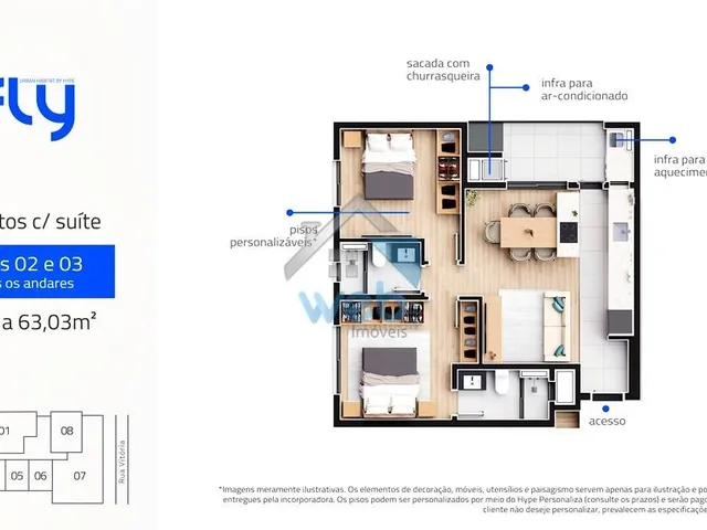 Imagem 8: Fly Urban Habitat - Excelentes apartamentos à venda no Bairro Cabral, em boa