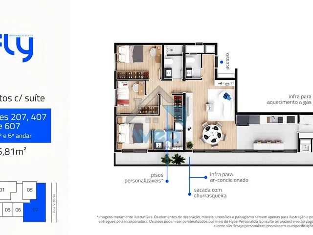 Imagem 11: Fly Urban Habitat - Excelentes apartamentos à venda no Bairro Cabral, em boa
