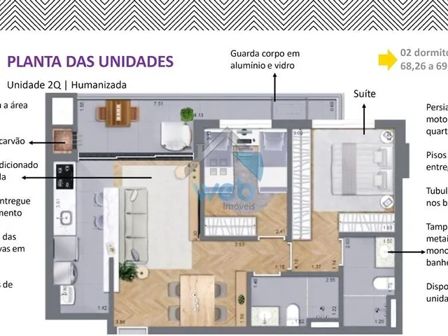 Imagem 4: Croma - Apartamentos de alto padrão à venda no Bairro Batel, com opções de 2, 3