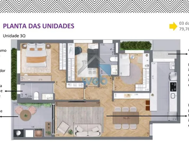 Imagem 10: Croma - Apartamentos de alto padrão à venda no Bairro Batel, com opções de 2, 3