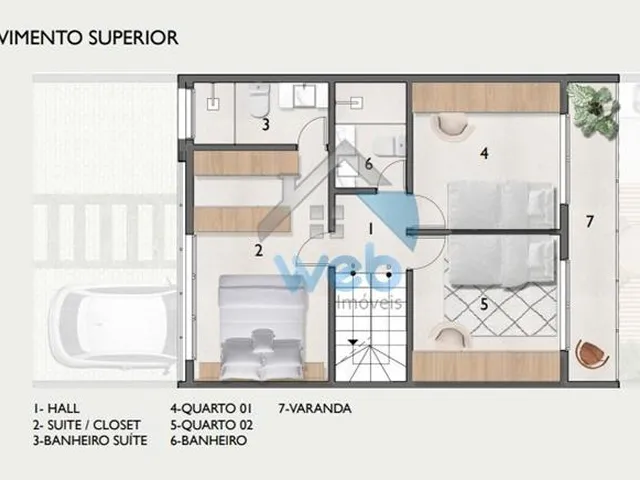 Imagem 12: Excelente opção de triplex em condomínio de alto padrão no Xaxim!