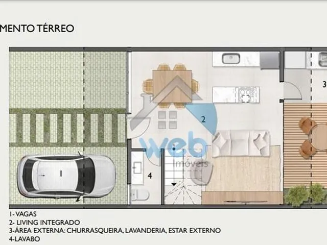 Imagem 5: Excelente opção de triplex em condomínio de alto padrão no Xaxim!