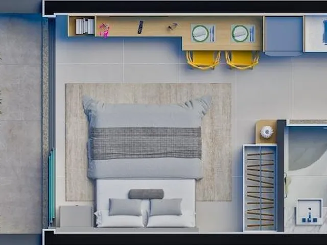 Imagem 12: Apartamento Alto Padrão Novo 2 Quartos -Água Verde - Batel - Centro - em Curitiba