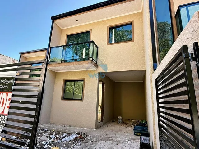 Imagem 4: Sobrados em construção, à venda no Bairro CIC, com três quartos, sala, cozinha