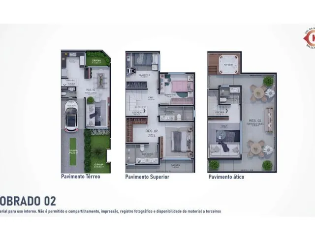 Imagem 11: Tripléx de Alto Padrão com 3 Quartos - No Bairro Portão em Curitiba