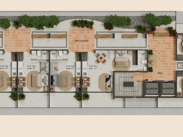 Imagem 14: Boho Apartamento com 1 dormitório