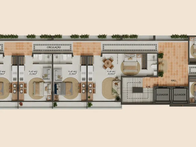 Imagem 6: Boho Apartamento com 1 dormitório