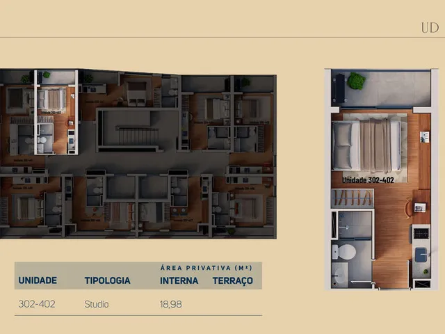 Imagem 14: Âmbar Apartamento com 1 dormitório