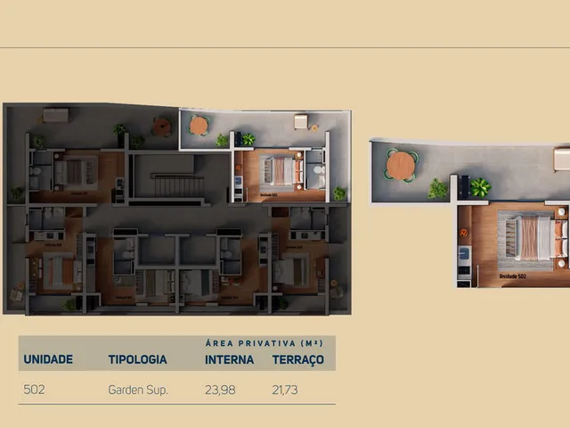 Imagem 12: Âmbar Apartamento com 1 dormitório