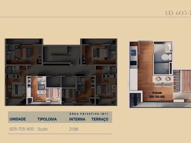 Imagem 11: Âmbar Apartamento com 1 dormitório