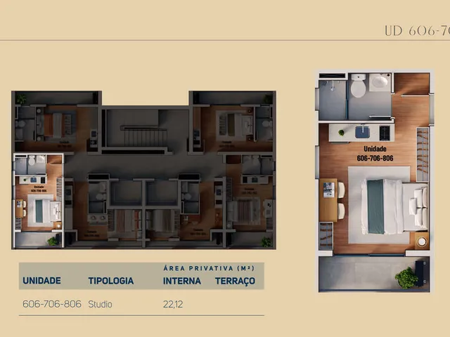 Imagem 10: Âmbar Apartamento com 1 dormitório