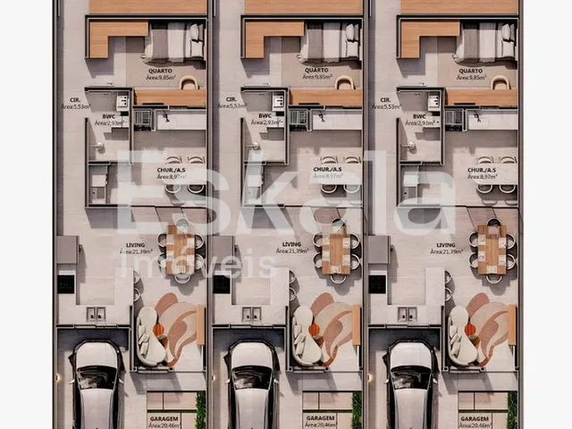 Imagem 10: Casa Geminada 01 Suíte + 01 Quarto