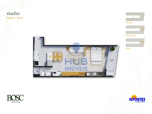 Imagem 14: Apartamento 2 Dormitórios para venda em Florianópolis - SC