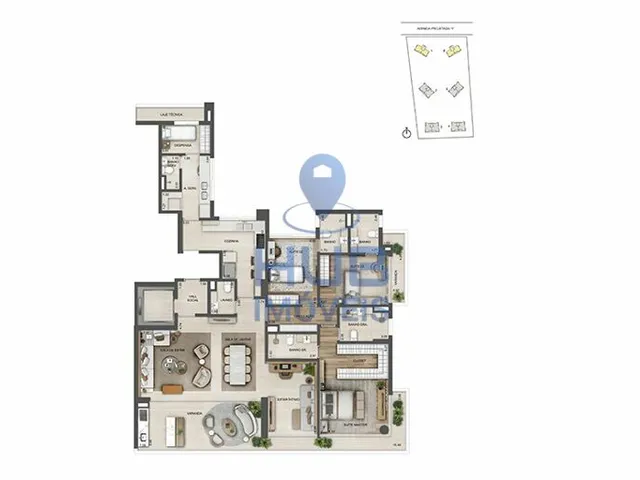 Imagem 11: Apartamento 4 Dormitórios para venda em Rio de Janeiro - RJ