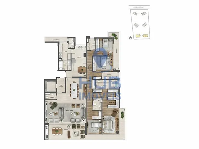Imagem 15: Apartamento 4 Dormitórios para venda em Rio de Janeiro - RJ
