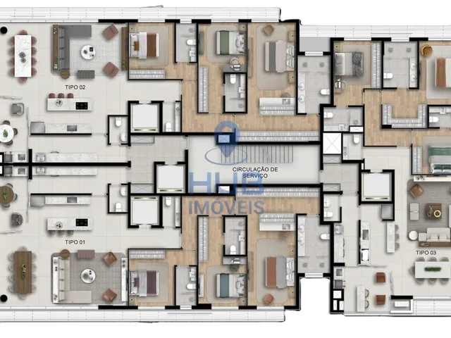 Imagem 16: Apartamento 3 Dormitórios para venda em Curitiba - PR