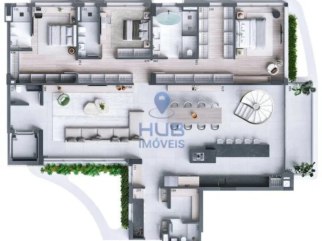 Imagem 12: Apartamento 3 Dormitórios para venda em Curitiba - PR