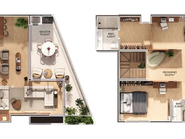 Imagem 3: Loft 1Dormitório para venda em Florianópolis - SC